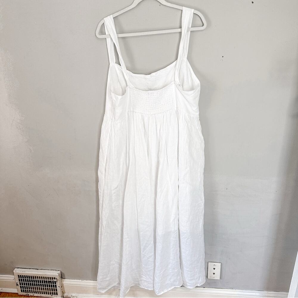 J. Crew White Linen Dress  Linen NWT NEW 20 - Picture 3 of 10